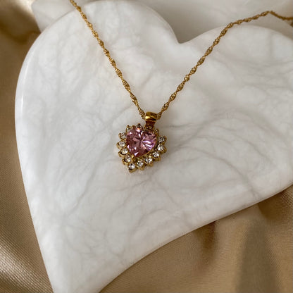 Valentina Necklace (pink)